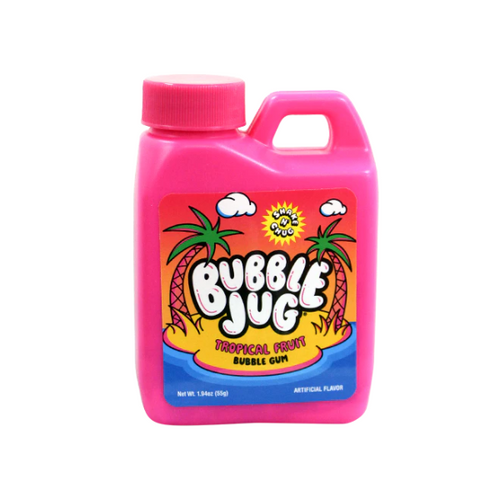Bubble Jug Tropical Fruit Bubble Gum 12 x 55g (1.94oz) image 0