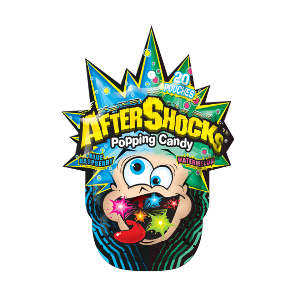 After Shocks Popping Candy Blue Raspberry Watermelon 16x 30g (1.06oz) image 0