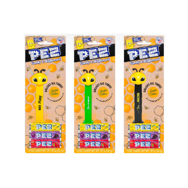 Pez Bee Blister Pack 12 x 24.7g (0.87oz) image 0