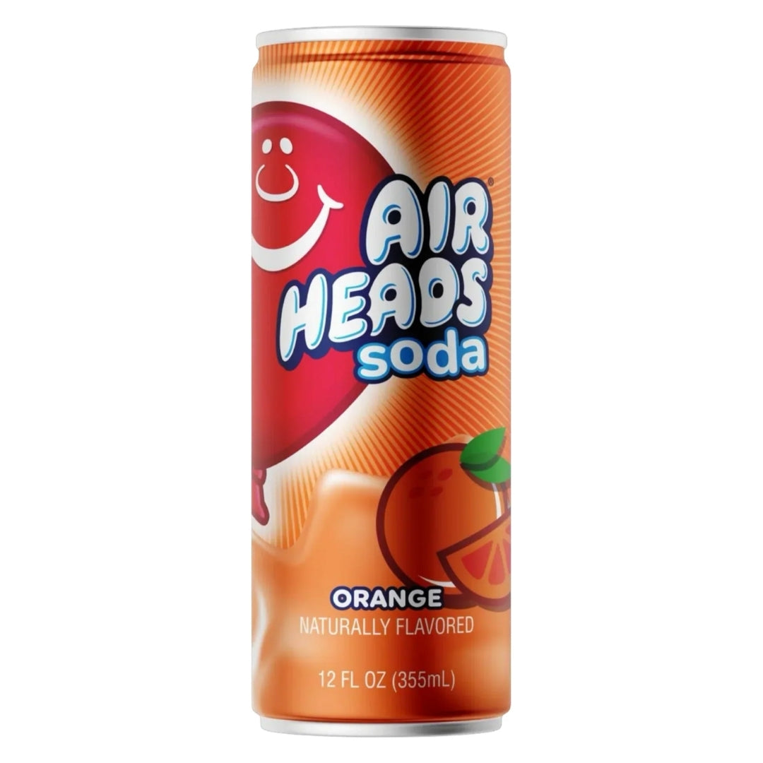 Airheads Soda Cans Orange Flavour 12 x 355ml (12floz) image 0