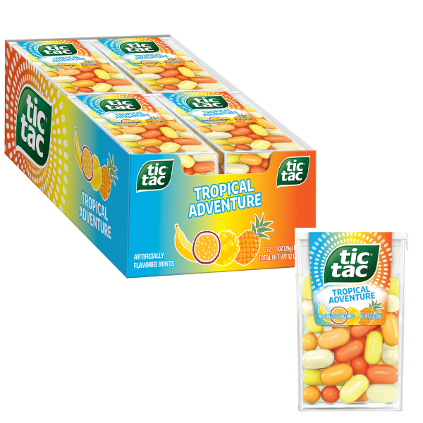 Tic Tac Big Tropical Adventure 12 x 29g (1oz) image 0