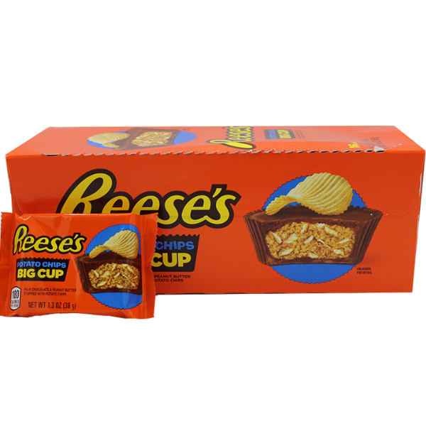 Reese's Big Cup Potato Chips 16 x 36g (1.3oz) image 0