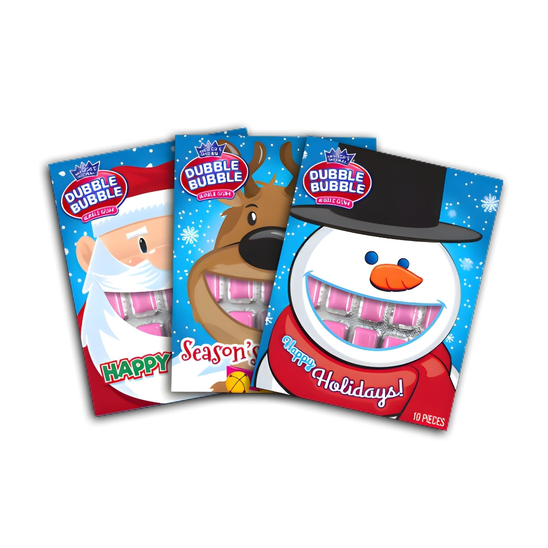 Dubble Bubble Christmas 10 Pieces Bubble Gum Cards 24 x 15g (0.5oz) image 0