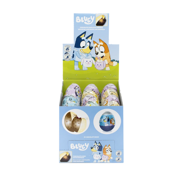 Bluey Chocolate Surprise Egg 24 x 20g Uk image 0