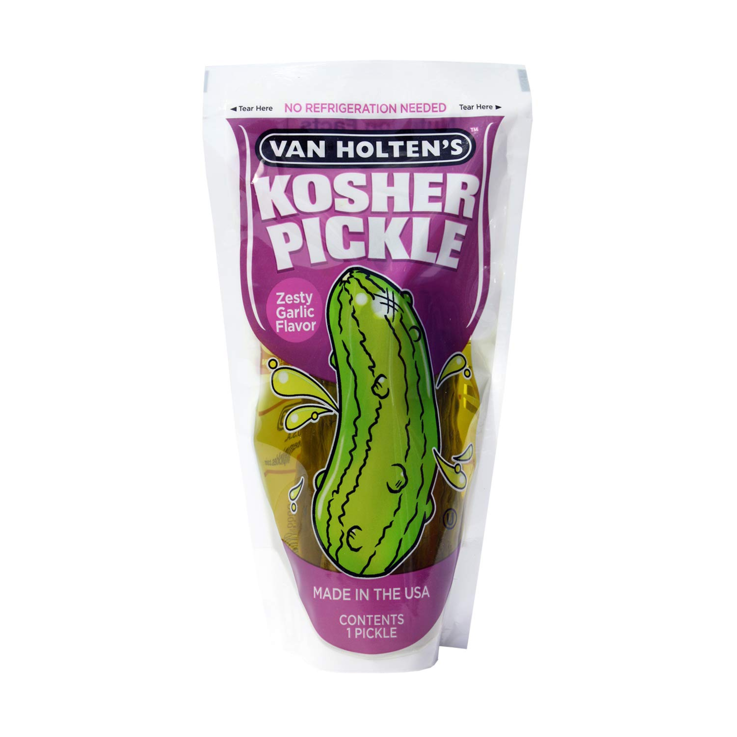 Van Holten's Kosher Pickle  Jumbo 12 x 140g  (5oz) image 0