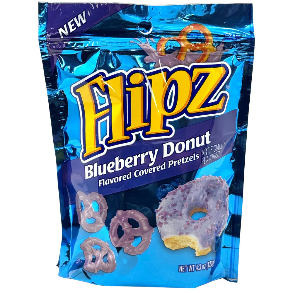 Flipz Blueberry Donut Pretzels 6 x 122g (4.3oz) image 0