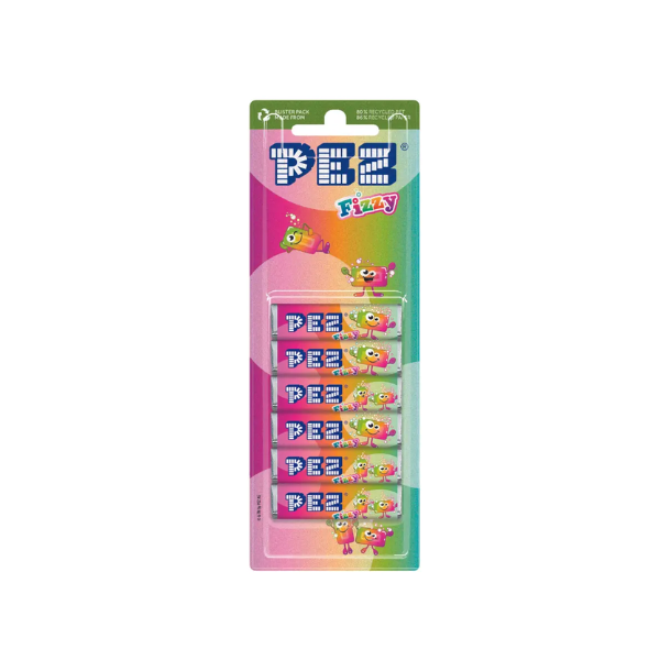Pez Refill Fizzy Flavour 18 x 51g image 0