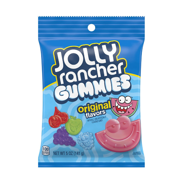 Jolly Rancher Gummies Original Flavors Peg Bag 12 x 198g (7oz) image 0