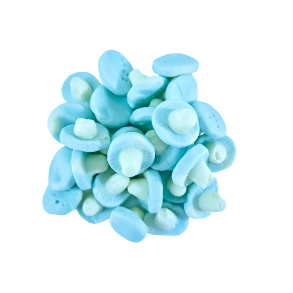 Sweetzone Giant Blue Raspberry Mushrooms Bag 1 x 1Kg image 0