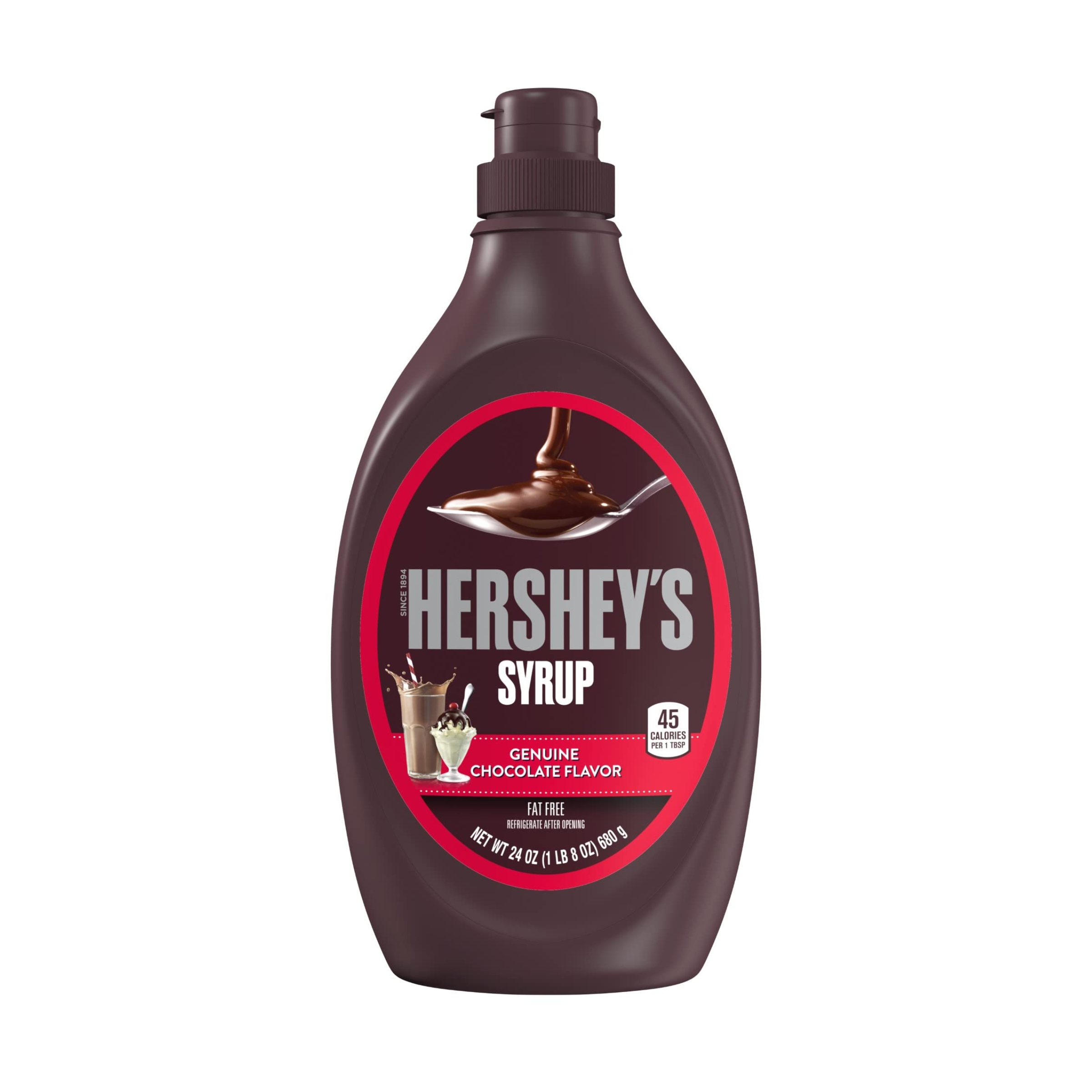 Hershey's Chocolate Syrup Bottle 1 x 680g (24oz) image 0