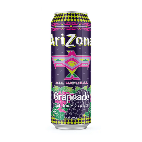 Arizona Grapeade Big Can 24 x 650ml (22oz) image 0