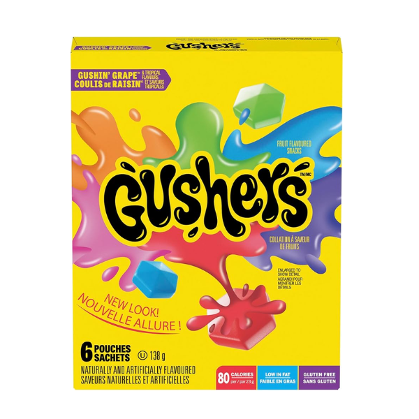 Fruit Gushers Gushin' Grape Box 1 x 138g image 0