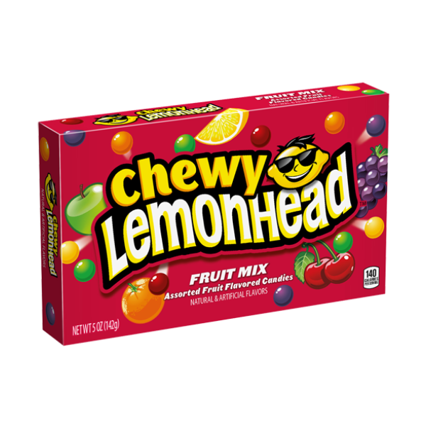 Lemonhead Chewy Fruit Mix Theater Box 12 x 142g (5oz) image 0