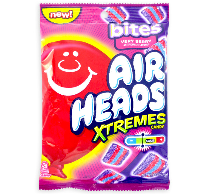 Airheads Xtremes Bites Very Berry Peg Bag 12 x 170g (6oz)