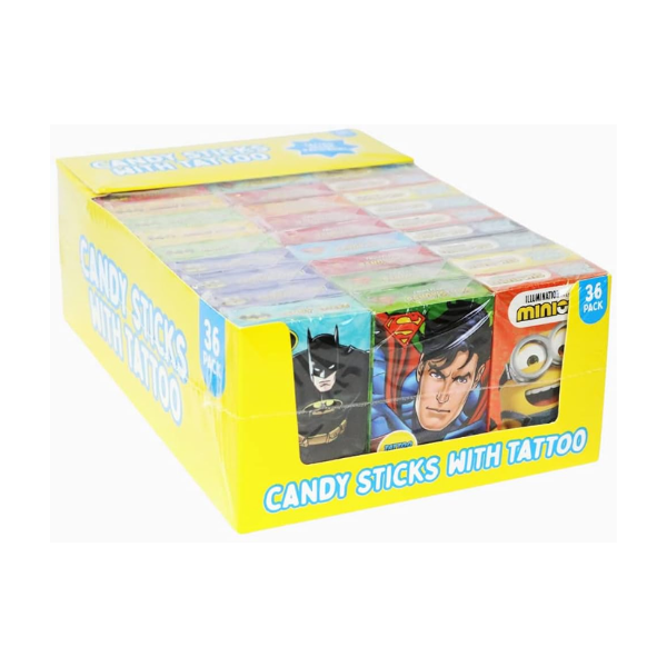 DC Candy Sticks &amp; Tattoos 36 x 18g image 0