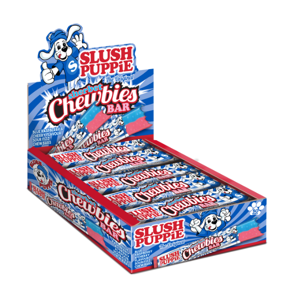 Slush Puppie Chewbies Bar Blue Raspberry &amp; Cherry 50 x 25g image 0
