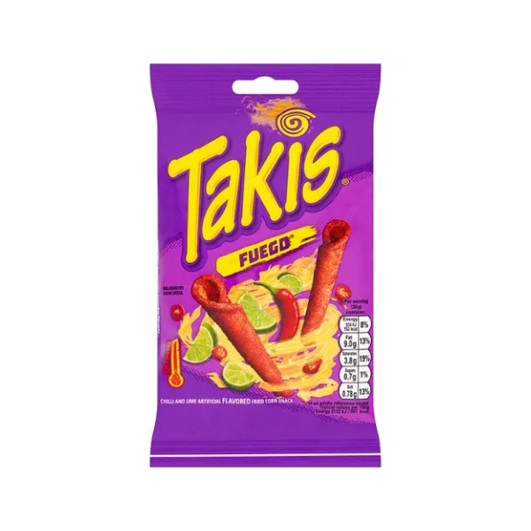 Takis Fuego Small Bag 48 x 55g () image 0