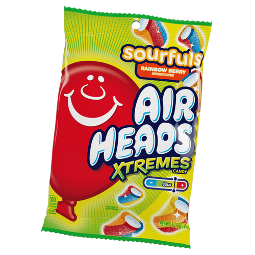 Airheads Xtreme Sourfuls Rainbow Berry Peg Pag 12 x 170g (6oz) image 0