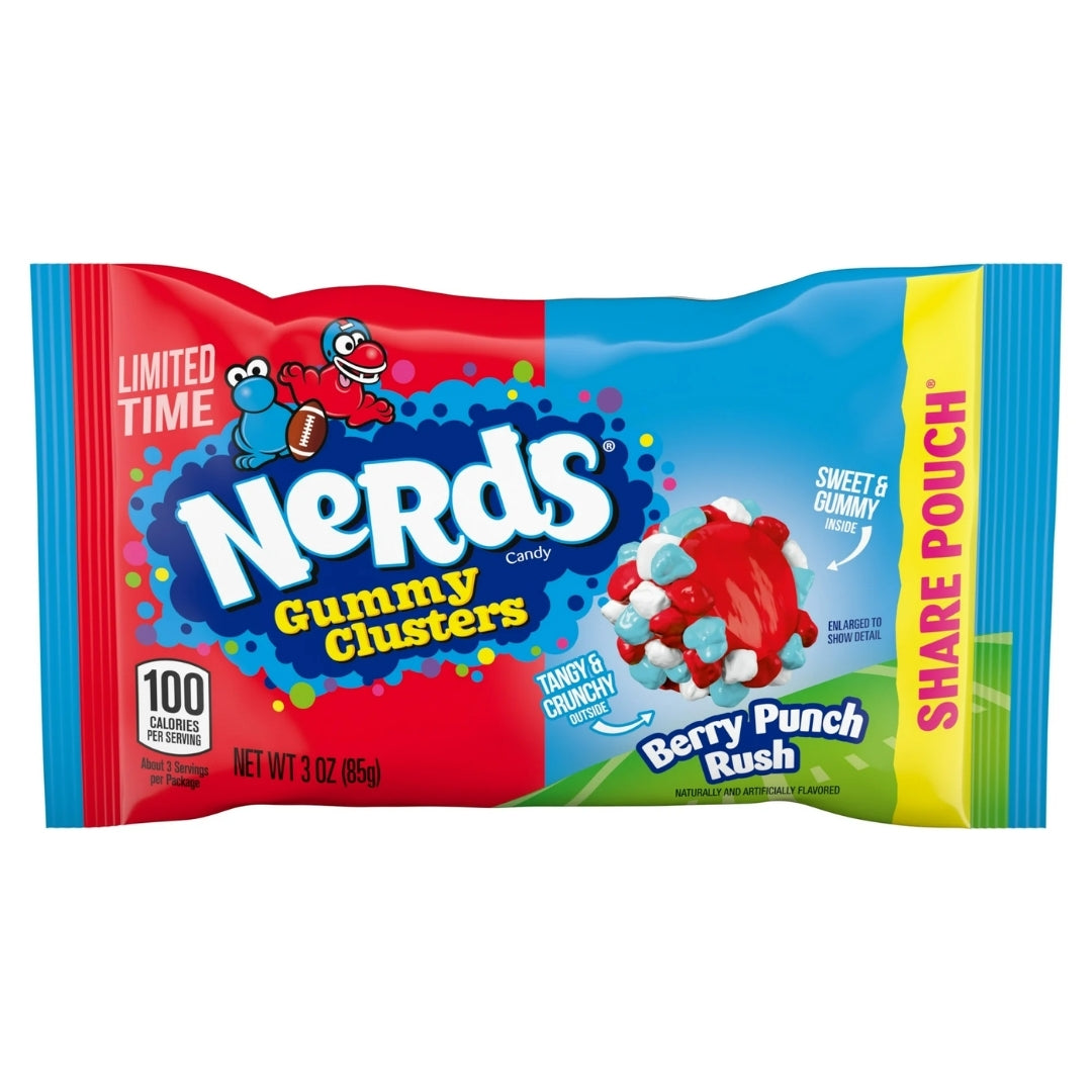 Nerds Gummy Clusters Berry Punch Rush Share Pouch 12 x 85g (3oz) image 0