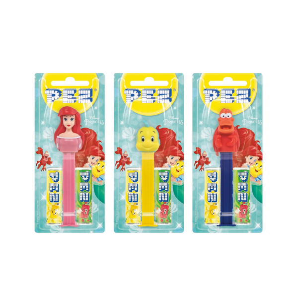Pez Little Mermaid Blister Pack 12 x 24.7g (0.87oz) image 0