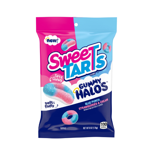 Sweetarts Gummy Halos Peg Bag 12 x 170g (6oz) image 0