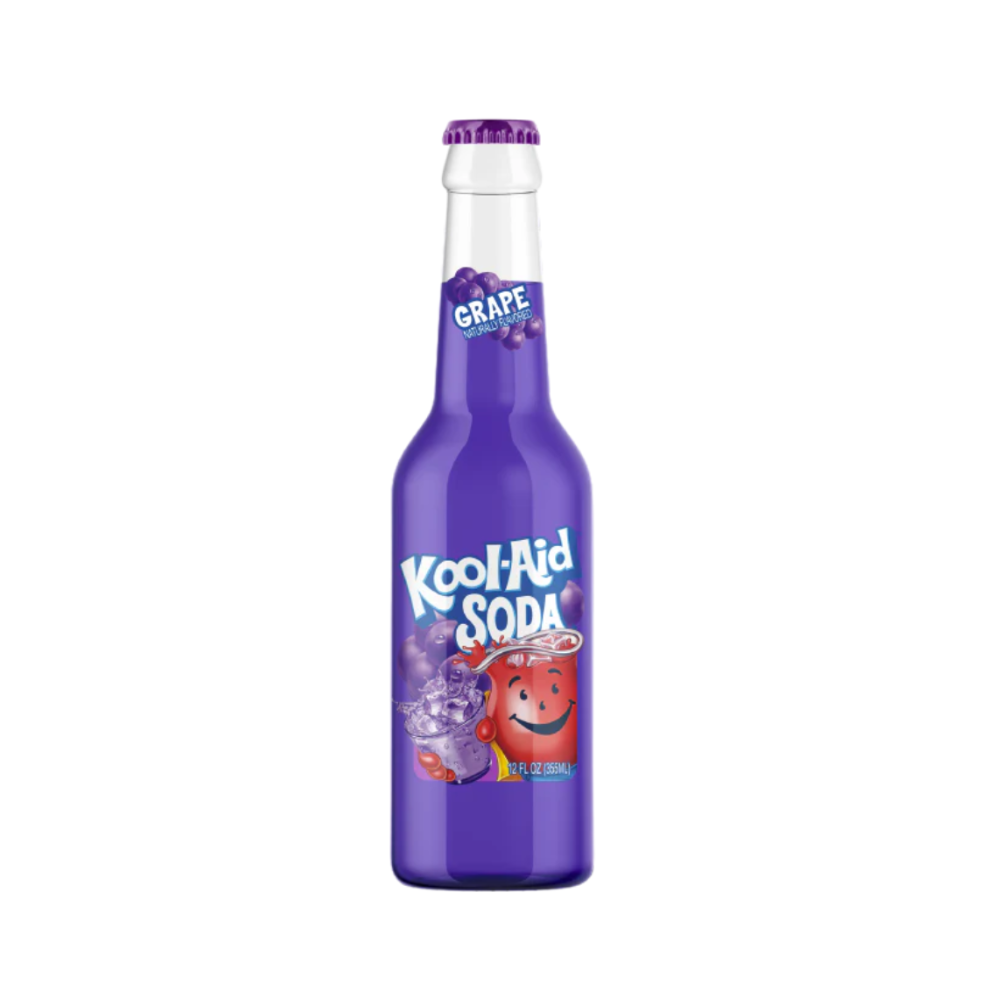 Kool-Aid Grape Soda Glass Bottle Pack 12 x 12 fl oz (355ml) image 0