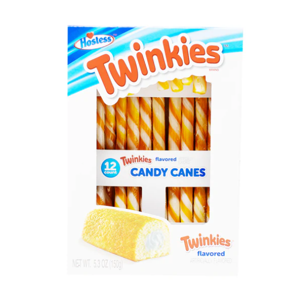 Hostess Twinkies Candy Canes 12 Count Box 1 x 150g (5.30z) image 0