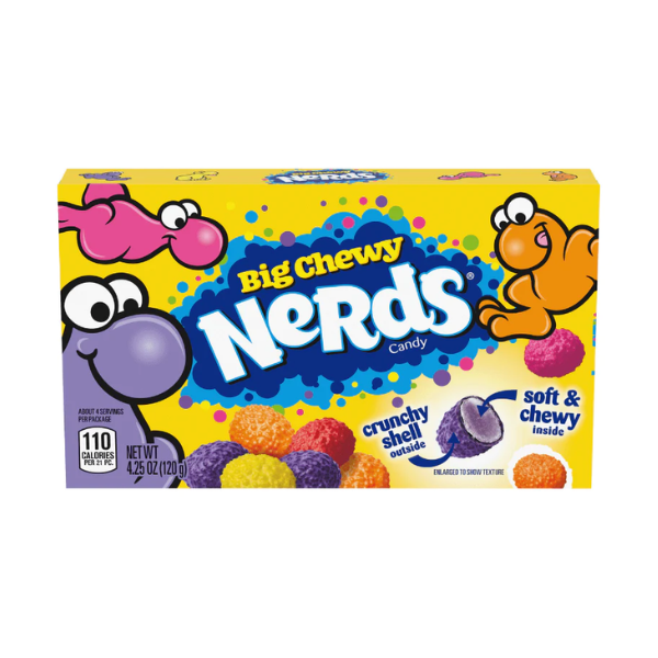 Nerds Big Chewy Theater Box 12 x 120g (4.25oz) image 0