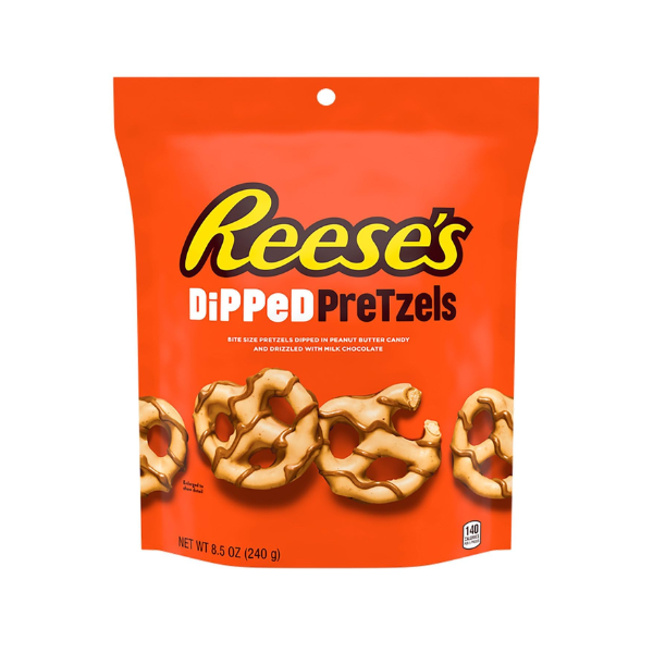 Reese's Dipped Pretzels Pouch Bag 6 x 240g (8.5oz) image 0