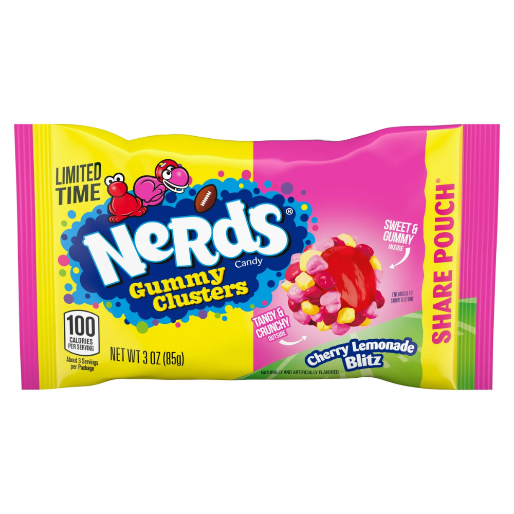 Nerds Gummy Cluster Cherry Lemonade Blitz Share Pouch 12 x 85g (3oz) image 0