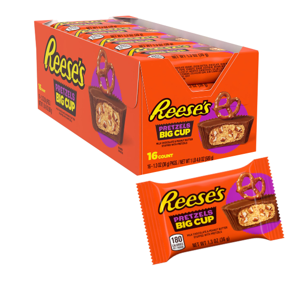 Reese's Big Cup Pretzels 16 x 36g (1.3oz) image 0