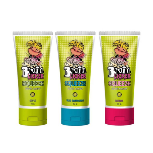 Brain Licker Squeeze Sour Candy 12 x 80g image 0