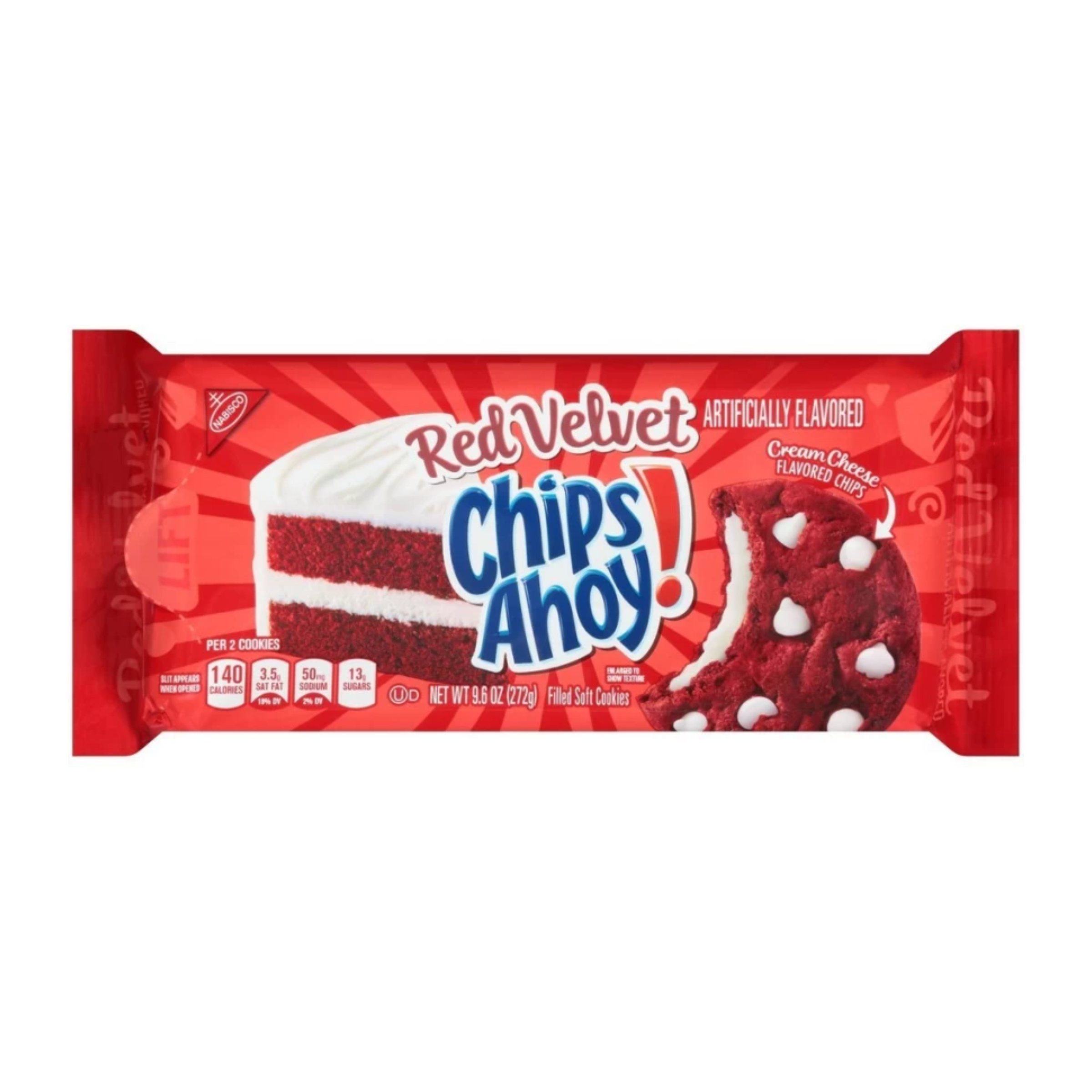 Chips Ahoy Chewy Red Velvet Cookies 12 x 272g (9.6oz) image 0