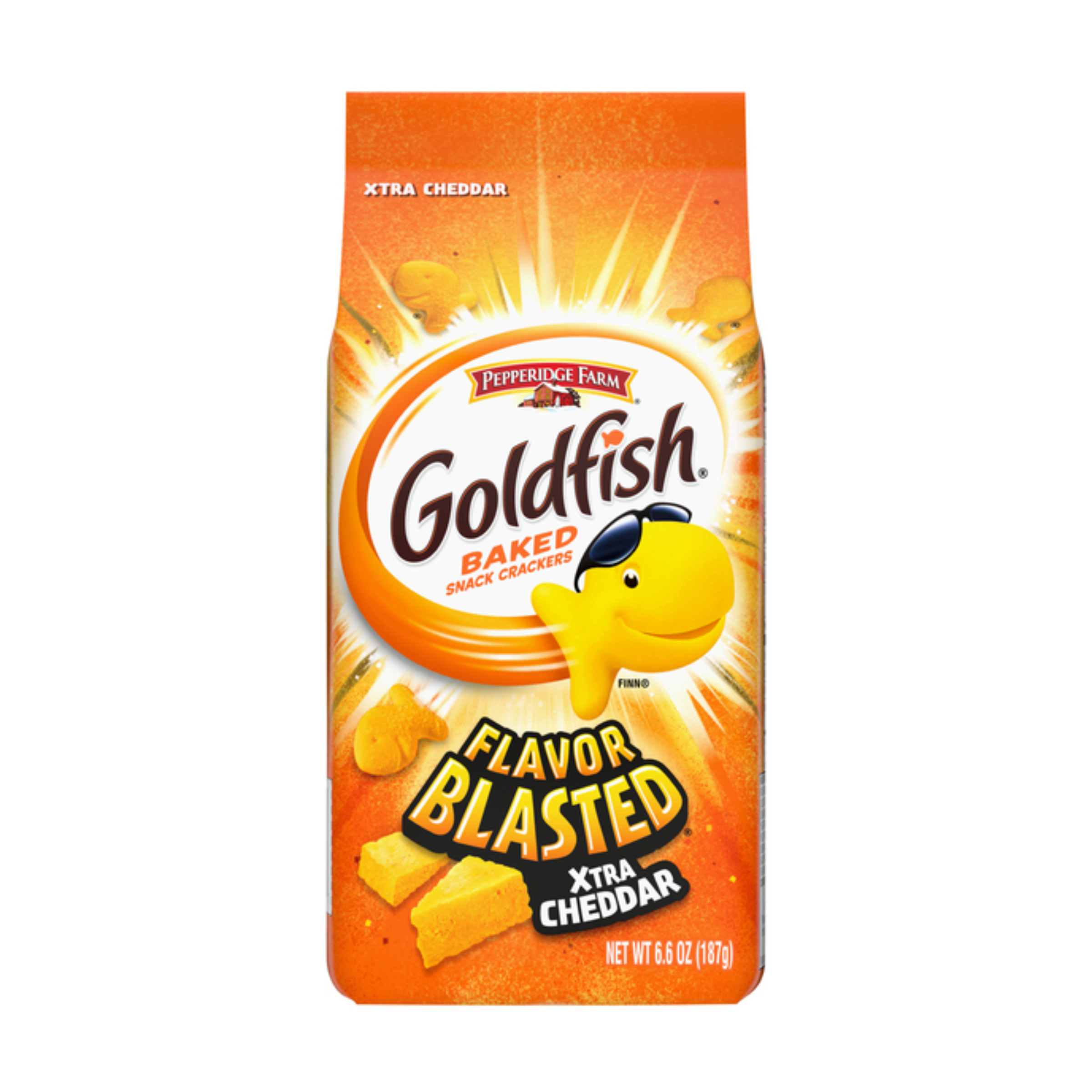 Pepperidge Farm Goldfish Xtra Cheddar 6x 187g(6.6oz) image 0