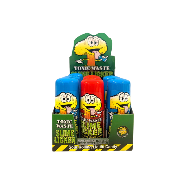 Toxic Waste Slime Licker Sour Rolling Liquid Candy 12 x 60ml (2oz) image 0