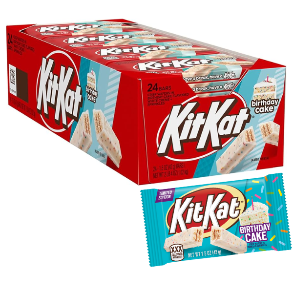 Kit Kat Birthday Cake Bar 24 x 42g (1.5oz) image 0