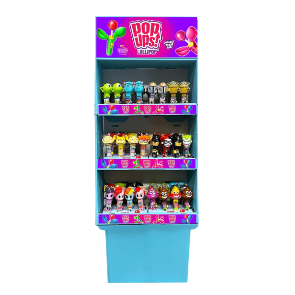 Pop Ups Floor Display Assorted Licenses 72 x 12g (0.42oz) image 0