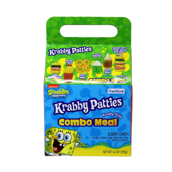 Krabby Patties Krusty Krab Combo Meal Box 6 x 125g (4.4oz) image 0