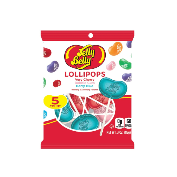 Jelly Belly Lollipops Peg Bag 12 x 85g (3oz) image 0