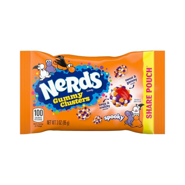 Nerds Gummy Clusters Spooky Share Pouch 12 x 85g (3oz) image 0