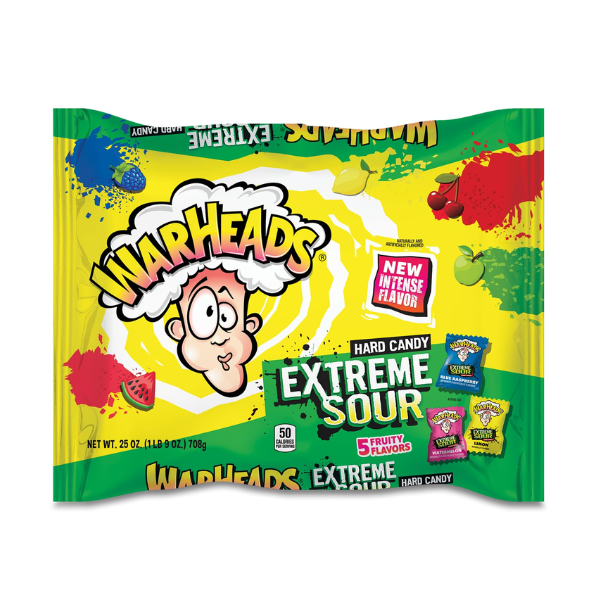 Warheads Extreme Sour Hard Candy Big Bag 1 x 708g (25oz) image 0