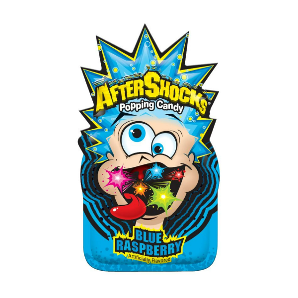 After Shocks Popping Candy Blue Raspberry 24 x 9.3g (0.33oz) image 0