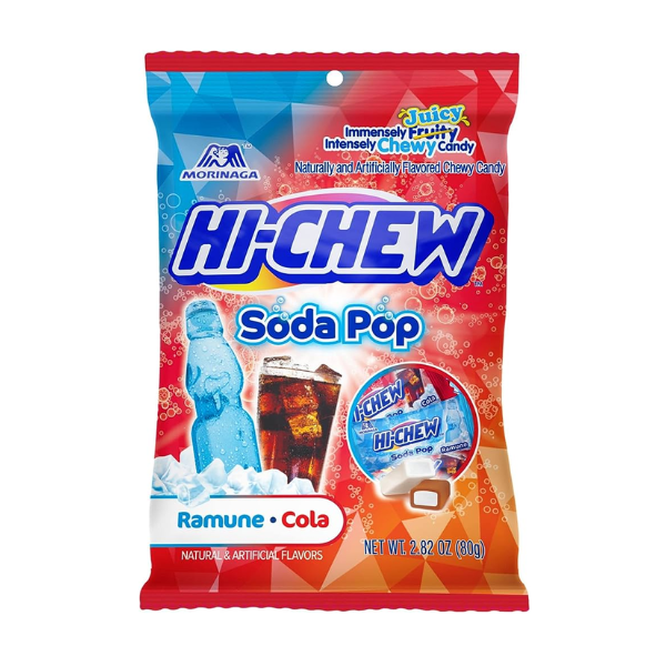 Hi-Chew Soda Pop Peg Bag 6 x 80g (2.82oz) image 0