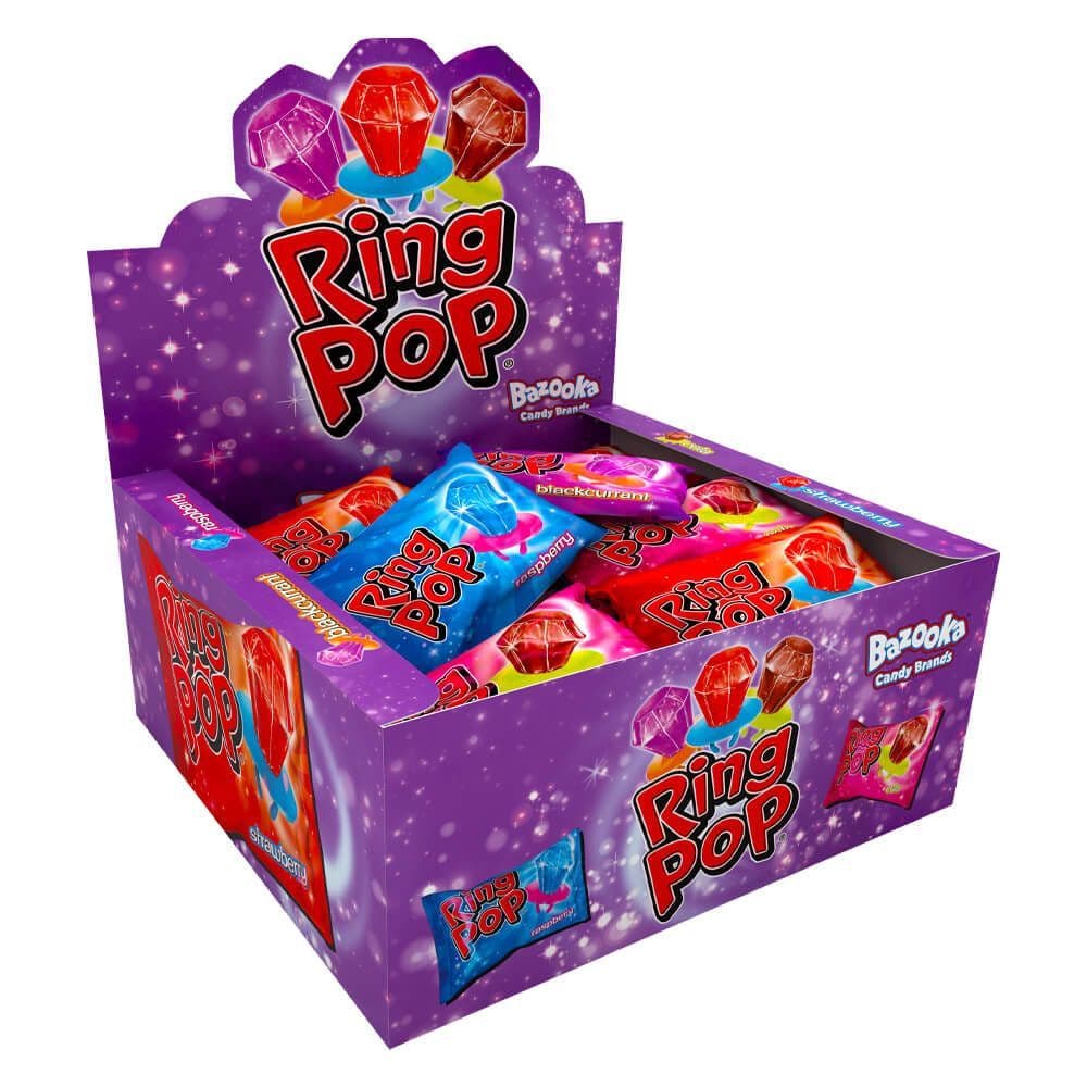 Bazooka Ring Pop 24 x 10g image 0