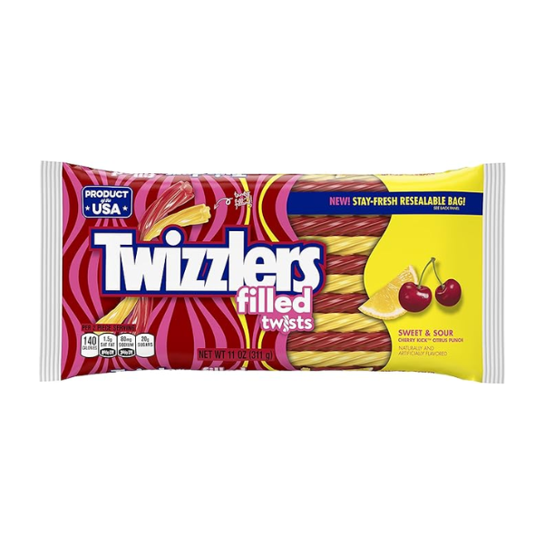 Twizzlers Filled Twists Sweet &amp; Sour  12 x 198g (7oz) image 0