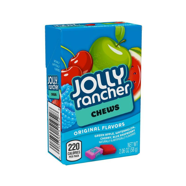 Jolly Rancher Chews Original Flavors Box 12 x 58g (2.06oz) image 0