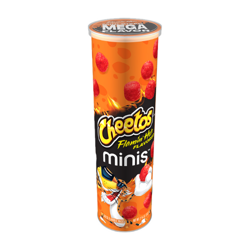 Cheetos Minis Flamin' Hot Canister 1 x 102.7g (3.625oz) image 0