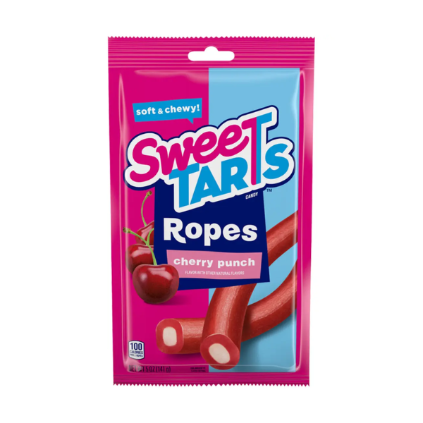 Sweetarts Ropes Cherry Punch Peg Bag 12 x 141g (5oz) image 0