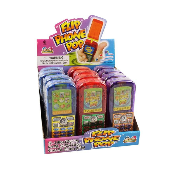 Kidsmania Flip Phone Pop 12 x 30g (1.06oz) image 0
