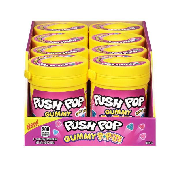 Push Pop Gummy Pop-Its 8 x 58g (2oz) image 0